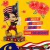 Enesco: Disney Traditions - Mickey With Malaysian Flag