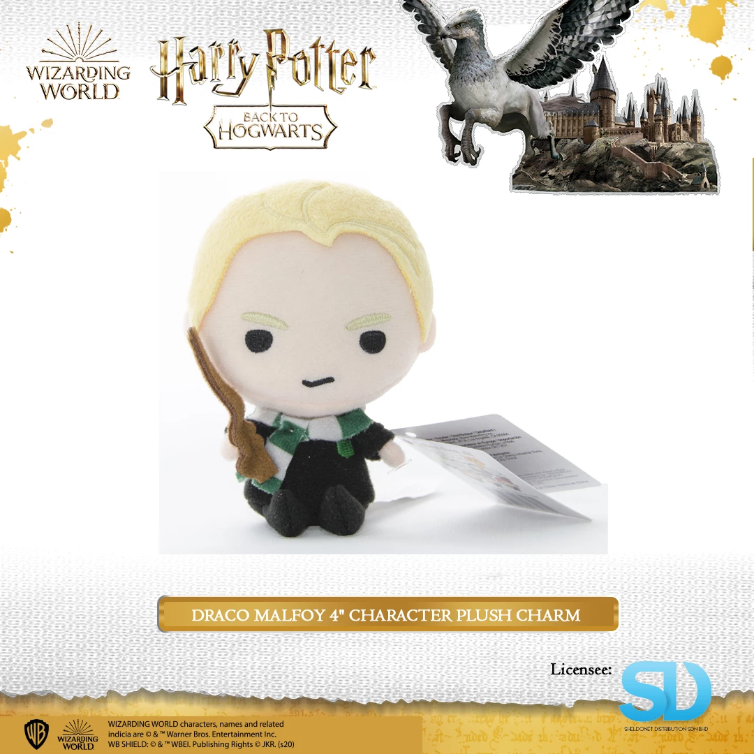 Wizarding World HARRY POTTER - Draco Malfoy 4" Character Plush Charm 3 Wizarding World HARRY POTTER - Draco Malfoy 4" Character Plush Charm