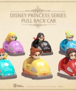 Beast Kingdom: Disney Princess Pull Back Car Series Set