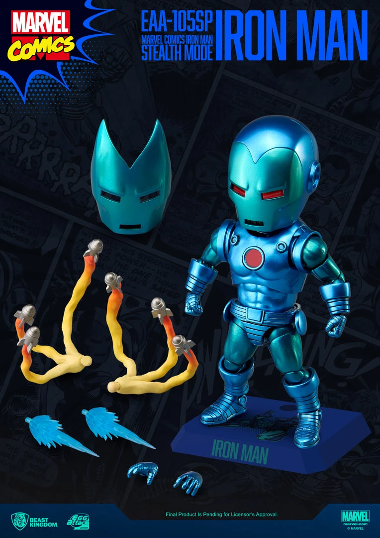Beast Kingdom: EAA-105SP Marvel Comics Iron Man STEALTH MODE 8 Beast Kingdom: EAA-105SP Marvel Comics Iron Man STEALTH MODE