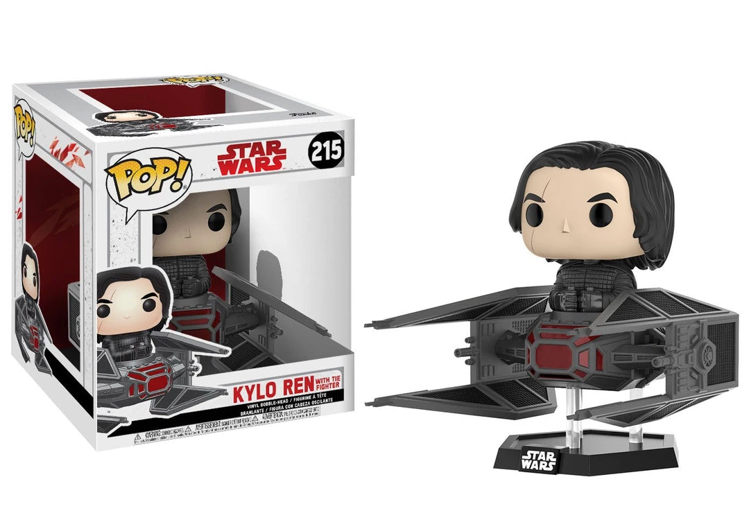 FUNKO Pop! Deluxe: Star Wars: The Last Jedi - Kylo Ren With Tie Fighter 3 FUNKO Pop! Deluxe: Star Wars: The Last Jedi - Kylo Ren With Tie Fighter