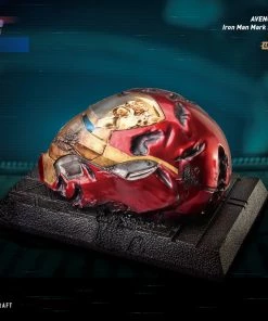 Beast Kingdom: MC-038 Avengers: Endgame Master Craft Iron Man Mark50 Helmet Battle Damaged