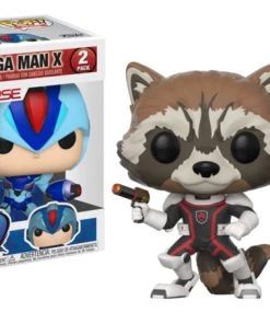FUNKO POP! Games: Marvel Vs. Capcom 2PK - Rocket Vs. Mega Man X