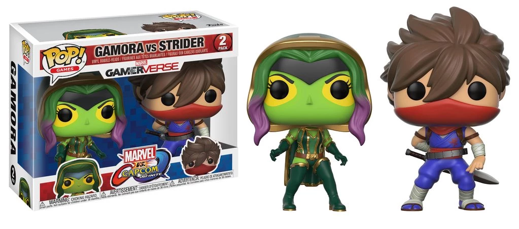 FUNKO POP! Games: Marvel Vs. Capcom 2PK - Gamora Vs. Strider 3 FUNKO POP! Games: Marvel Vs. Capcom 2PK - Gamora Vs. Strider