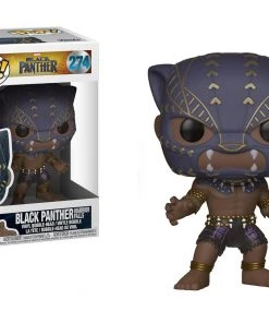 FUNKO Pop! Marvel: Black Panther- Black Panther Warrior Falls