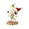Enesco : Peanuts By Jim Shore - Snoopy And Woodstock With Jingle Bells