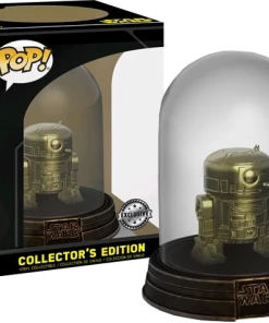 FUNKO POP! Star Wars: R2-D2 Gold Chrome Collector's Edition Dome [Exclusive]