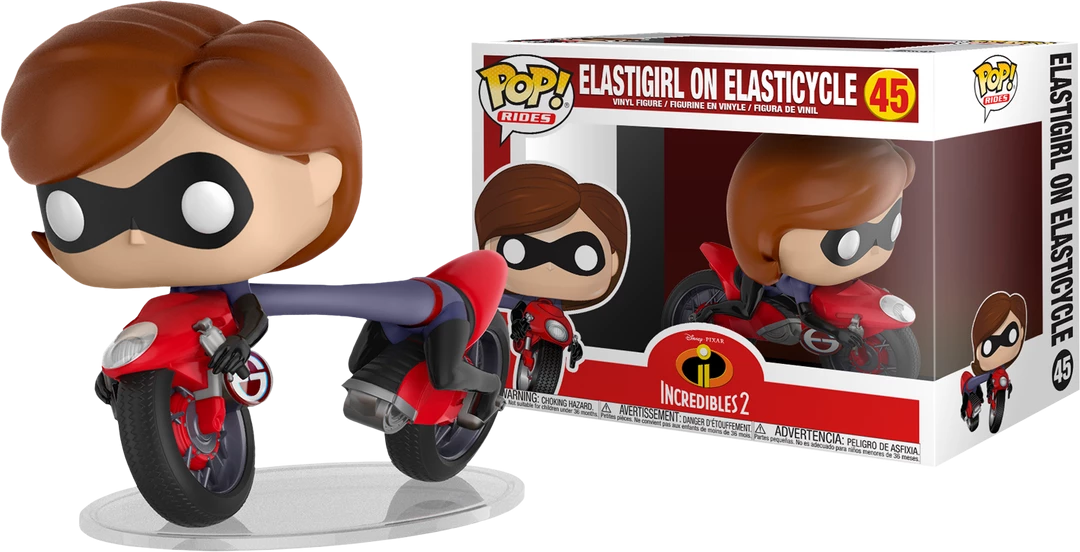 FUNKO POP! Rides: Disney: The Incredibles 2 - Elastigirl On Bike 3 FUNKO POP! Rides: Disney: The Incredibles 2 - Elastigirl On Bike
