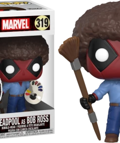 FUNKO POP! Marvel: Deadpool - Deadpool As 80" Bob Ross