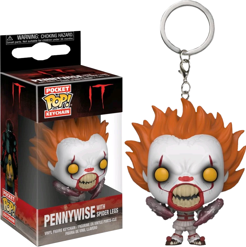 FUNKO Pocket Pop! IT : Pennywise With Spider Legs Pocket POP! Keychain 3 FUNKO Pocket Pop! IT : Pennywise With Spider Legs Pocket POP! Keychain