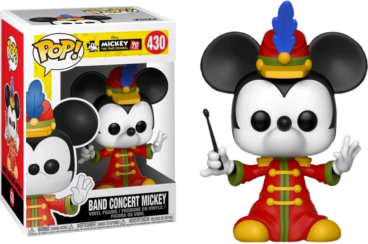 FUNKO POP! Disney : Mickey's 90th - Band Concert Mickey 3 FUNKO POP! Disney : Mickey's 90th - Band Concert Mickey