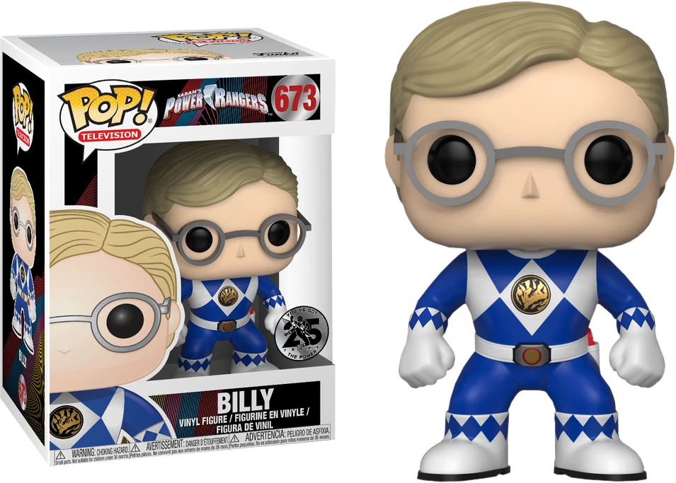 FUNKO Pop! TV: Saban's Power Rangers - Unmasked Billy 3 FUNKO Pop! TV: Saban's Power Rangers - Unmasked Billy