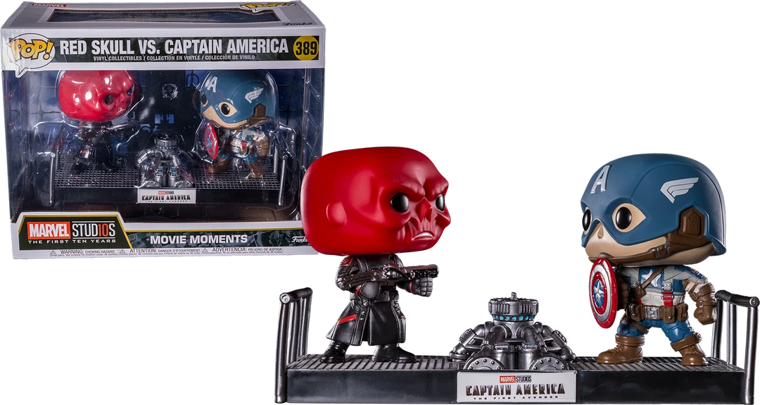 FUNKO Pop! Movies: Marvel Movie Moments - Captain America Vs Red Skull 3 FUNKO Pop! Movies: Marvel Movie Moments - Captain America Vs Red Skull