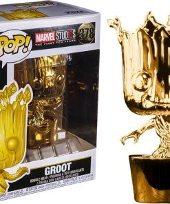 FUNKO POP! VINYL Pop! Marvel - Marvel Studio The First 10 Years - Groot (Gold Chrome)