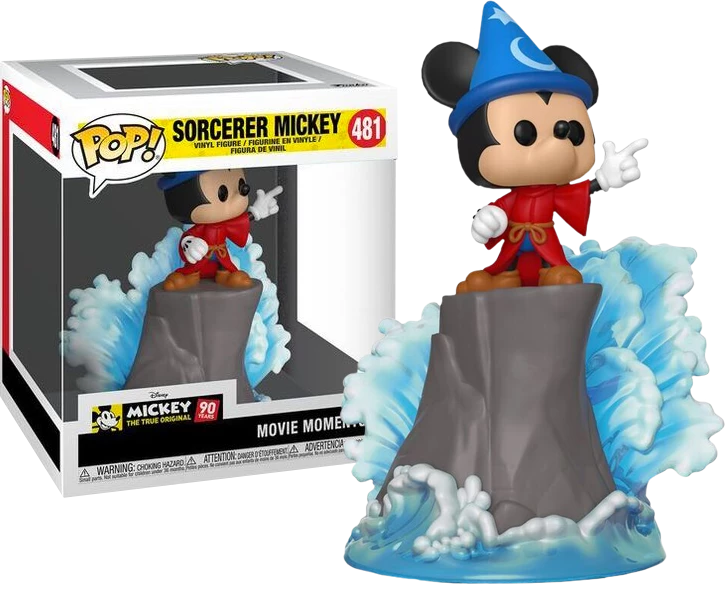 FUNKO POP! Disney : Movie Moments - Mickey's 90th Anniversary - Fantasia Sorcerer Mickey 3 FUNKO POP! Disney : Movie Moments - Mickey's 90th Anniversary - Fantasia Sorcerer Mickey