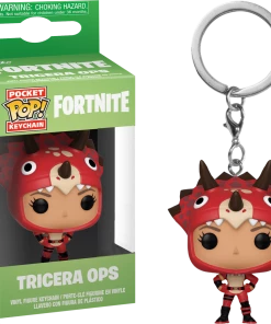 FUNKO Pocket Pop! Games: Fortnite - Tricera Ops Pocket POP! Keychain