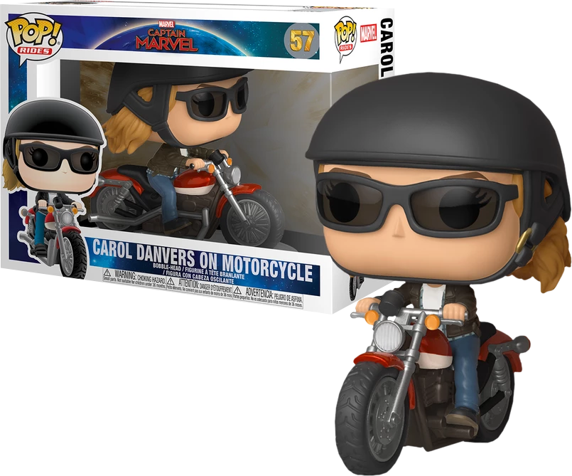 FUNKO Pop! Rides: Marvel: Captain Marvel (2019) - Carol Danvers On Motorcycle 3 FUNKO Pop! Rides: Marvel: Captain Marvel (2019) - Carol Danvers On Motorcycle