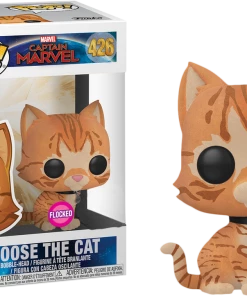 FUNKO Pop! Marvel: Captain Marvel (2019) - Goose The Cat (Flocked) [Exclusive]