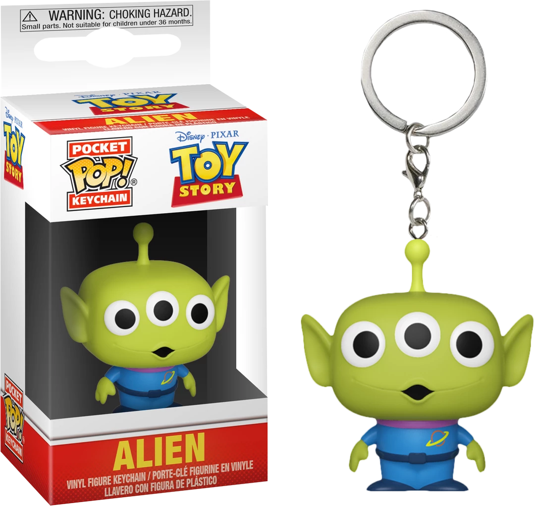 FUNKO Pocket Pop! Disney: Toy Story - Alien Pocket POP! Keychain 3 FUNKO Pocket Pop! Disney: Toy Story - Alien Pocket POP! Keychain