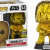 FUNKO Convention Exclusive Pop! Star Wars: Chewbacca Gold Chrome (2019 Galactic Convention) [Exclusive]