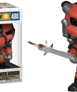 FUNKO POP! Games: Fallout 76 - X-01 Power Armor (Red) [Exclusive]
