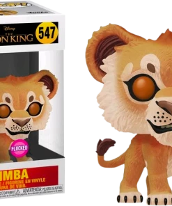 FUNKO POP! Disney : Lion King 2019 - Simba (Flocked) [Exclusive]