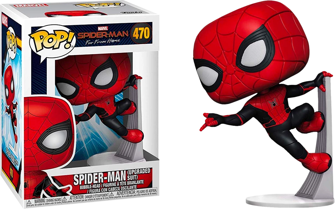FUNKO Pop! Marvel: Spiderman: Far From Home - Spider-Man (Upgraded Suit) 3 FUNKO Pop! Marvel: Spiderman: Far From Home - Spider-Man (Upgraded Suit)