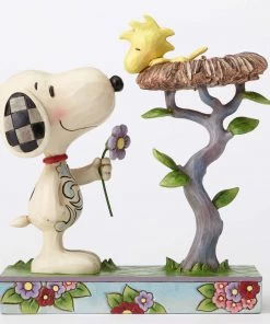 Enesco : Peanuts By Jim Shore - Snoopy & Woodstock Nest Warming Gift