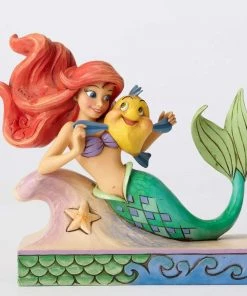 Enesco : Disney Traditions - Ariel With Flounder