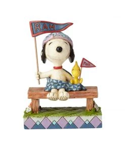Enesco : Peanuts By Jim Shore - Snoopy & Woodstock (Rah!)