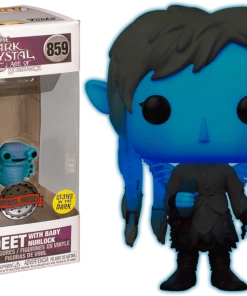 FUNKO Pop! TV: The Dark Crystal: Age Of Resistance - Deet With Baby Nurlock (Blue Glow In The Dark) (Exclusive)
