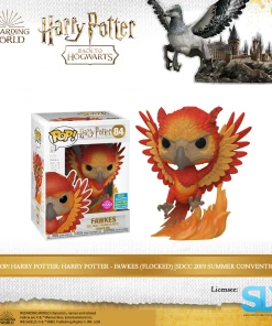 FUNKO POP! Harry Potter: Harry Potter - Fawkes (Flocked) [SDCC 2019 Summer Convention]
