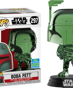 FUNKO POP! Star Wars - Boba Fett (Green Chrome) [SDCC 2019 Summer Convention] Convention Exclusive