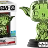 FUNKO POP! Star Wars - Yoda (Green Chrome) [SDCC 2019 Summer Convention]