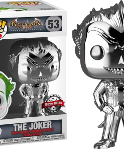 FUNKO Pop! Heroes: Arkham Asylum - Joker (Silver Chrome) [Exclusive]