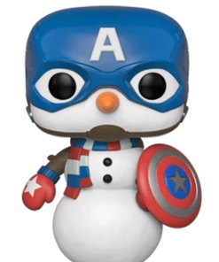 FUNKO POP! Marvel: Holiday - Cap Snowman