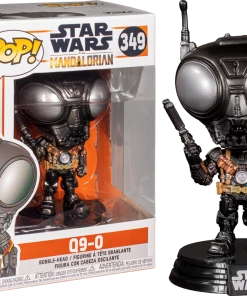 FUNKO POP Star Wars: The Mandalorian - Q9-0 (Metallic)