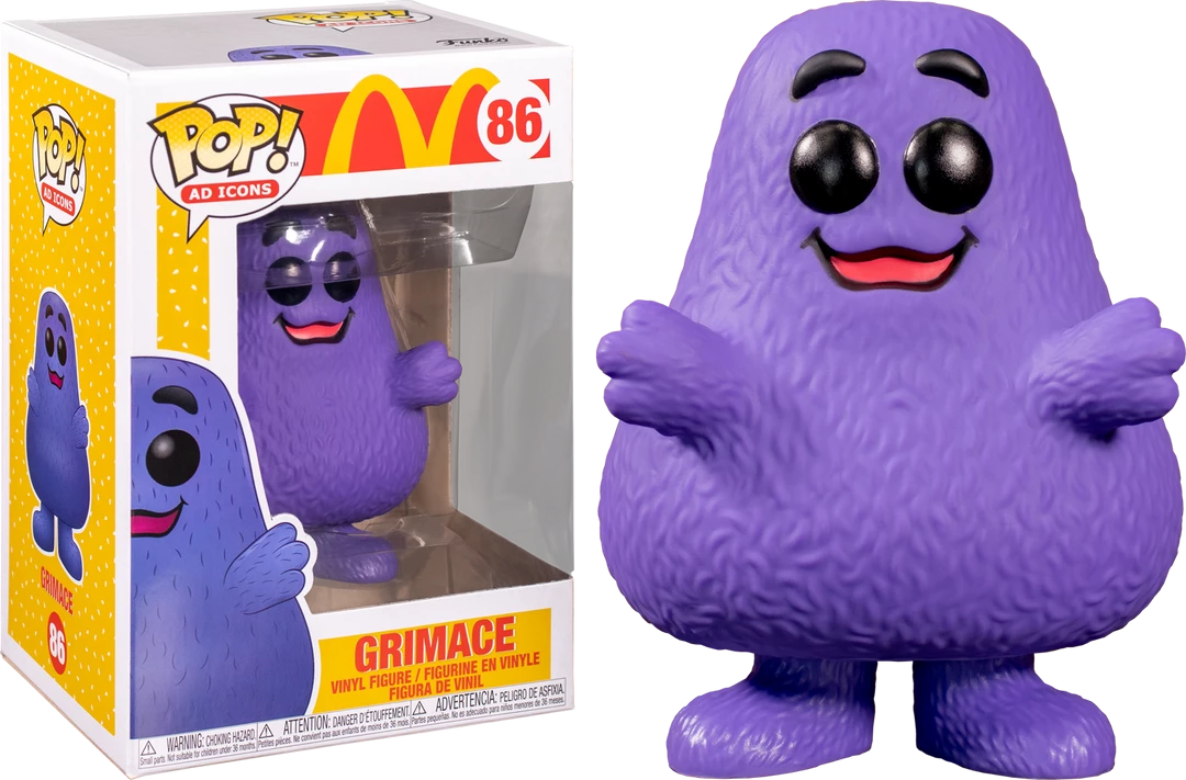 FUNKO Pop! Ad Icons: McDonald's - Grimace 3 FUNKO Pop! Ad Icons: McDonald's - Grimace