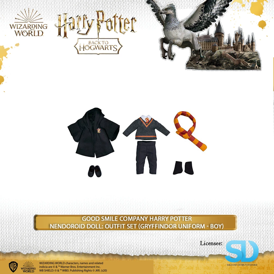 Good Smile Company: Harry Potter Nendoroid Doll: Outfit Set (Gryffindor Uniform - Boy) Wizarding World 3 Good Smile Company: Harry Potter Nendoroid Doll: Outfit Set (Gryffindor Uniform - Boy) Wizarding World