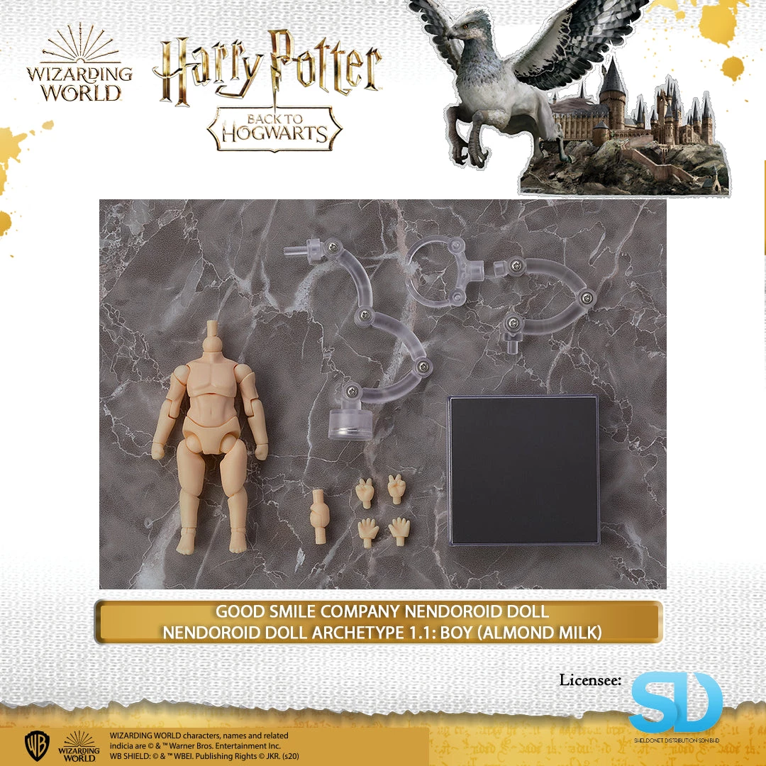 Good Smile Company: Nendoroid Doll Nendoroid Doll Archetype 1.1: Boy (Almond Milk) Wizarding World 3 Good Smile Company: Nendoroid Doll Nendoroid Doll Archetype 1.1: Boy (Almond Milk) Wizarding World