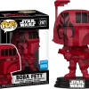 FUNKO Pop! Star Wars: Boba Fett With Mandalorian Symbol In Pop! Protector [Wondrous Convention Exclusive 2020]