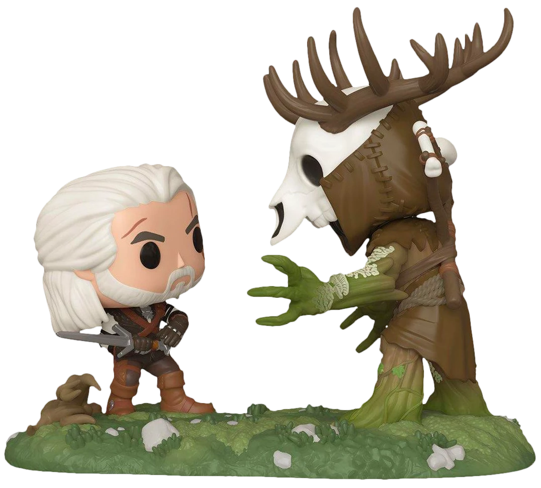 FUNKO Pop! Game Moments: The Witcher - Geralt Vs Leshen 3 FUNKO Pop! Game Moments: The Witcher - Geralt Vs Leshen