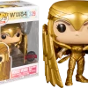 FUNKO Pop! Heroes: Wonder Woman 1984 - Wonder Woman Gold Shield (Metallic) [Exclusive]