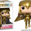 FUNKO Pop! Heroes: Wonder Woman 1984 - Wonder Woman Gold Armour Flying (Metallic)
