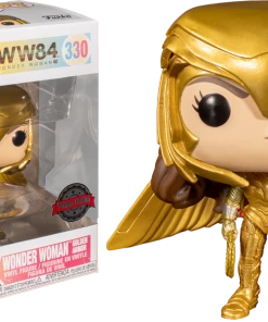 FUNKO Pop! Heroes: Wonder Woman 1984 - Wonder Woman Open Wings (Metallic) [Exclusive]