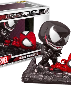 FUNKO Pop! Marvel: Comic Moments - Spider-Man Vs. Venom (Metallic) [Exclusive]