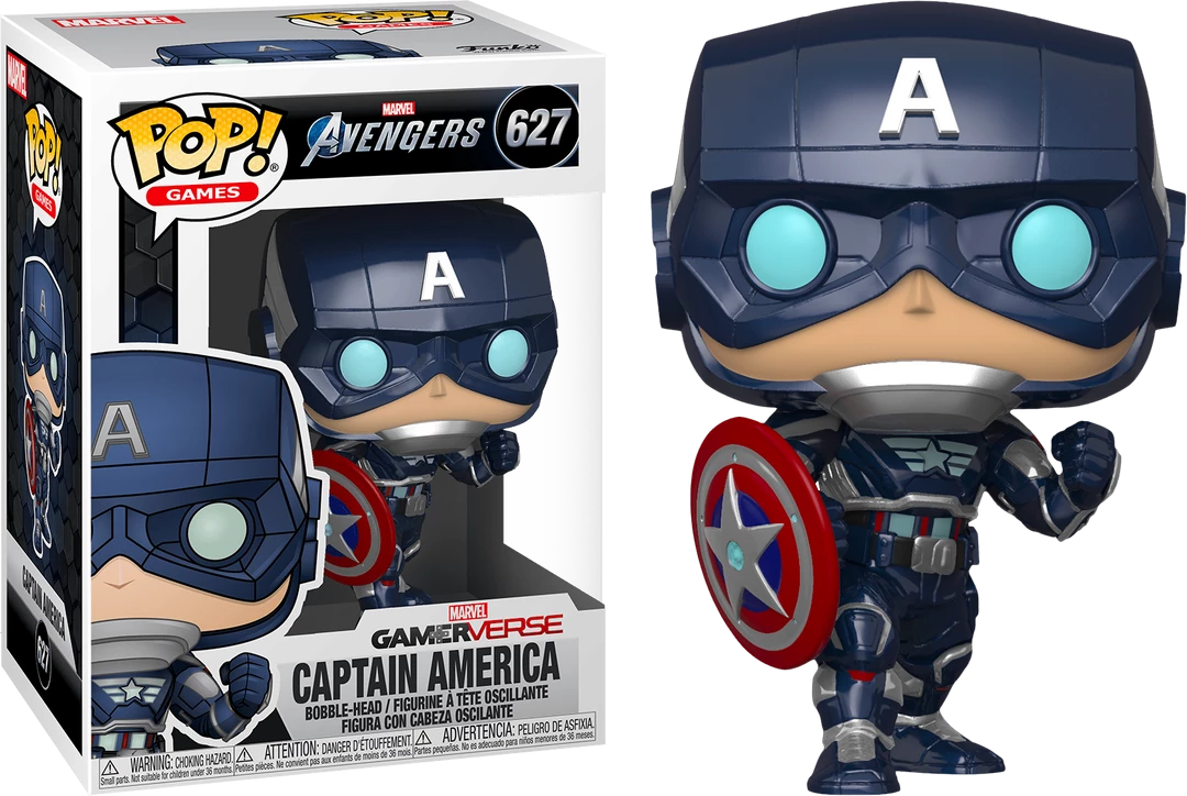 FUNKO Pop! Games: Marvel's Avengers (2020)- Captain America 3 FUNKO Pop! Games: Marvel's Avengers (2020)- Captain America