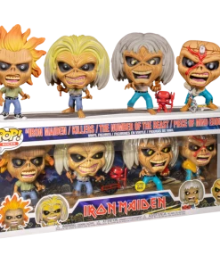 FUNKO Pop! Rocks: Iron Maiden - Eddie (4-Pack) [Glow In The Dark] [Exclusive]
