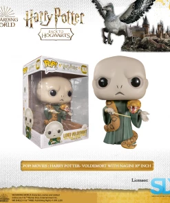 FUNKO Jumbo-Sized Pop! Pop! Movies : Harry Potter- Voldemort With Nagini 10" Inch