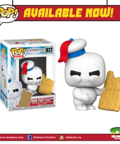 FUNKO Pop! Movies: Ghostbusters: Afterlife - Mini Puft With Graham Cracker